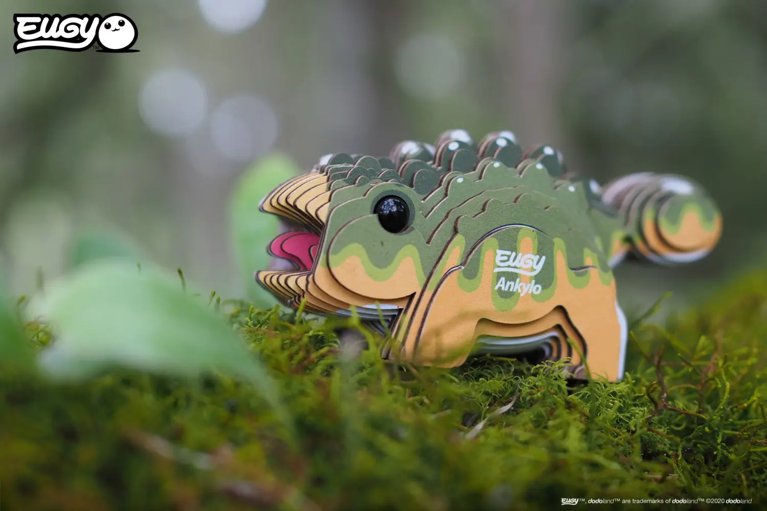 Bild: 9421903005700 | EUGY - 3D Bastelset Ankylosaurus | Kit (Bastelset) | In Karton | 2026