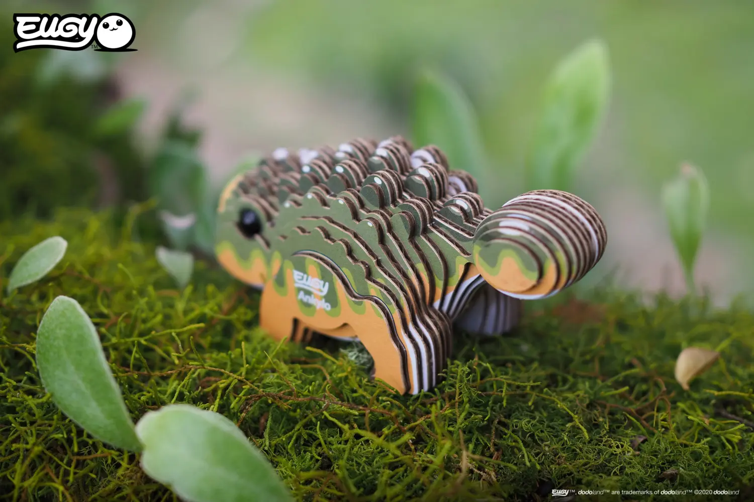 Bild: 9421903005700 | EUGY - 3D Bastelset Ankylosaurus | Kit (Bastelset) | In Karton | 2026