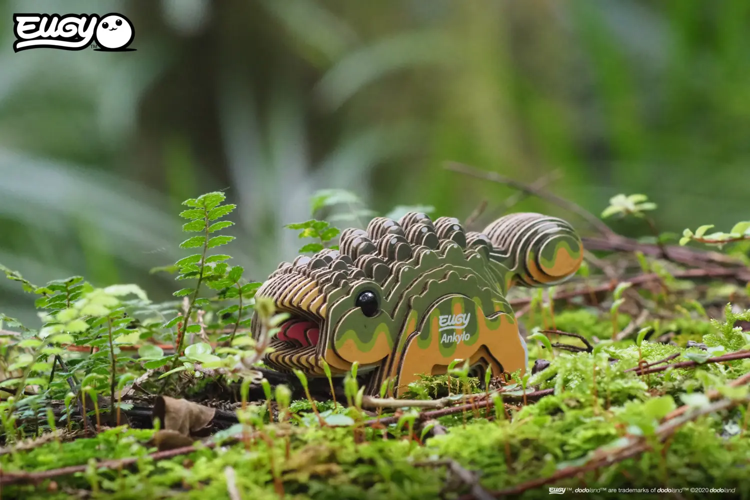 Bild: 9421903005700 | EUGY - 3D Bastelset Ankylosaurus | Kit (Bastelset) | In Karton | 2026