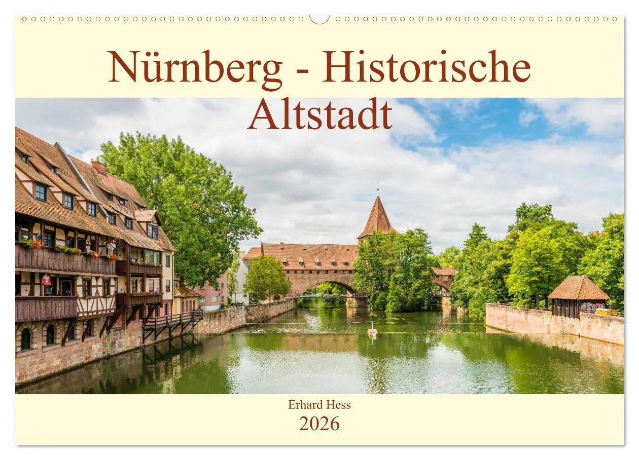 Cover: 9783457815700 | Nürnberg - Historische Altstadt (Wandkalender 2026 DIN A2 quer),...