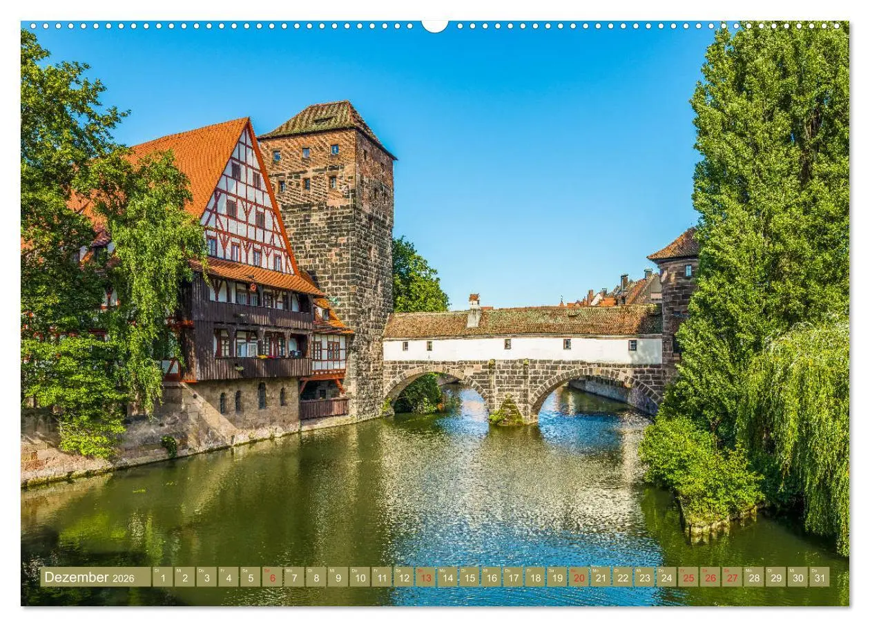 Bild: 9783457815700 | Nürnberg - Historische Altstadt (Wandkalender 2026 DIN A2 quer),...