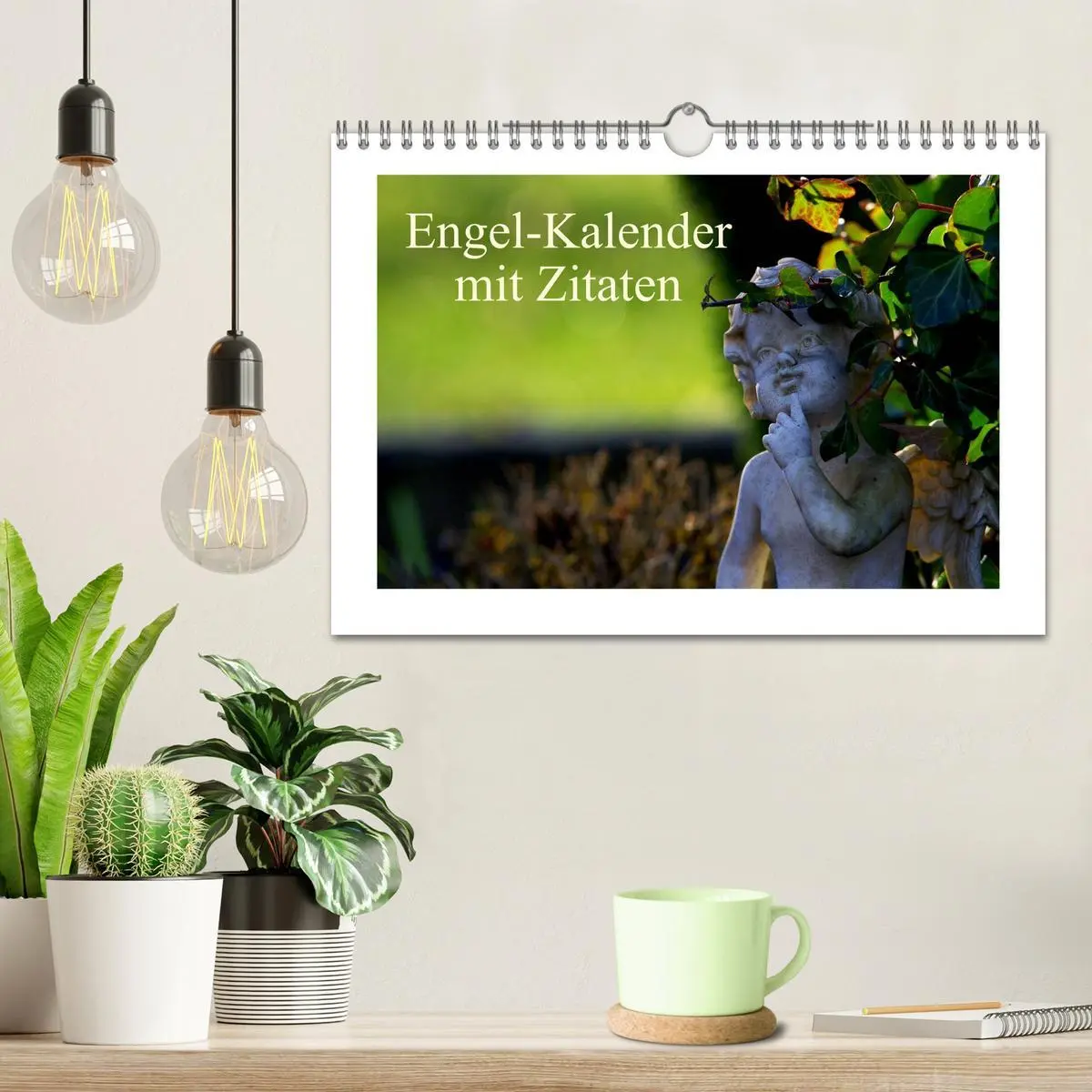 Bild: 9783516145700 | Engel-Kalender mit Zitaten / CH-Version (Wandkalender 2026 DIN A4...