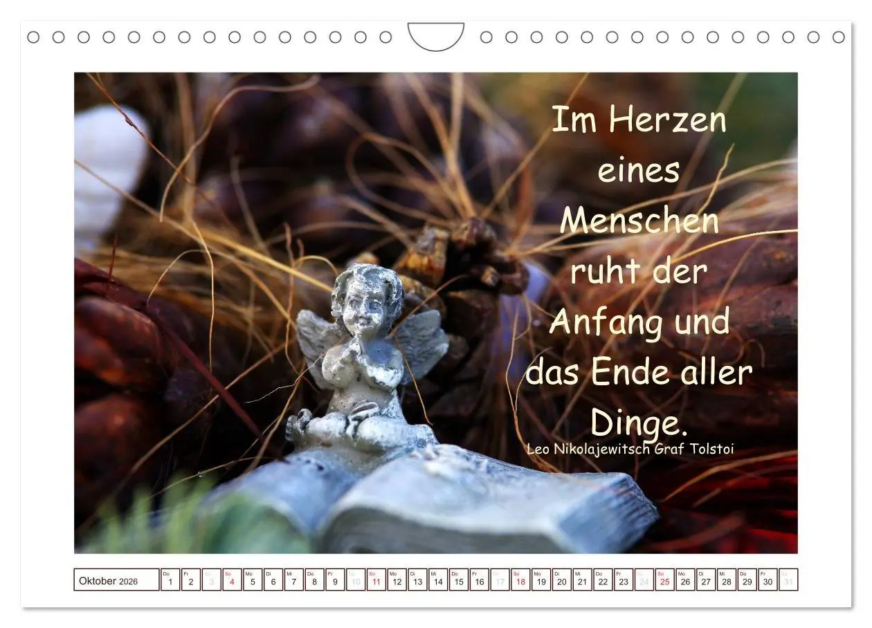Bild: 9783516145700 | Engel-Kalender mit Zitaten / CH-Version (Wandkalender 2026 DIN A4...