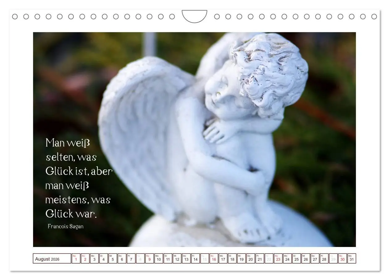 Bild: 9783516145700 | Engel-Kalender mit Zitaten / CH-Version (Wandkalender 2026 DIN A4...
