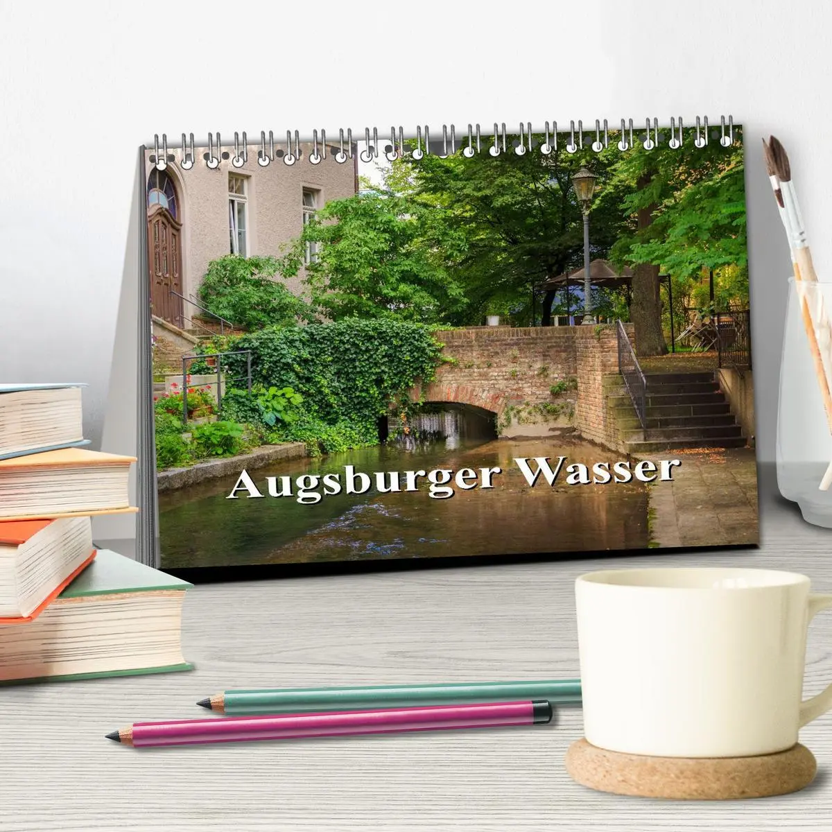 Bild: 9783516215700 | Augsburger Wasser (Tischkalender 2026 DIN A5 quer), CALVENDO...