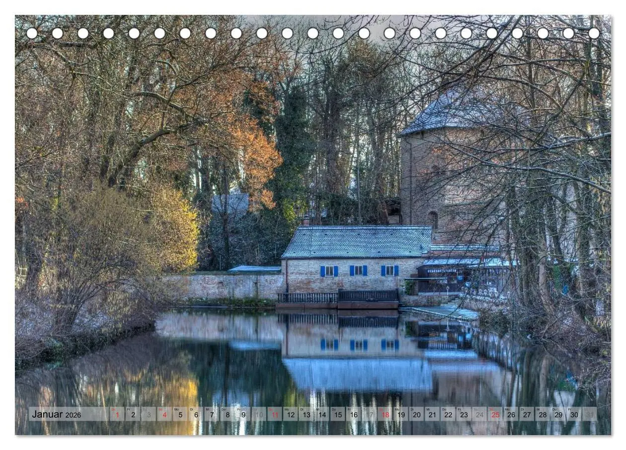 Bild: 9783516215700 | Augsburger Wasser (Tischkalender 2026 DIN A5 quer), CALVENDO...