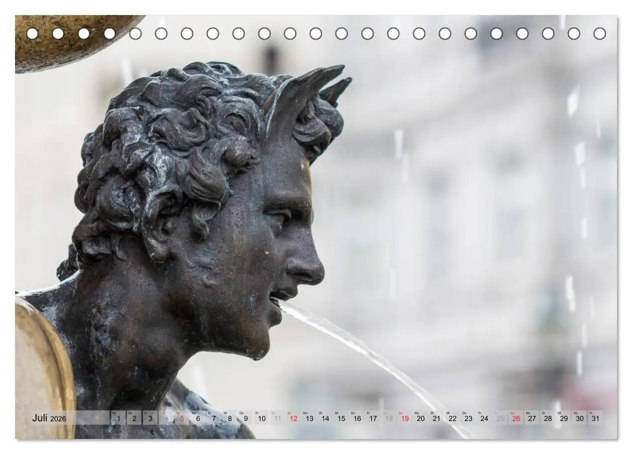 Bild: 9783516215700 | Augsburger Wasser (Tischkalender 2026 DIN A5 quer), CALVENDO...