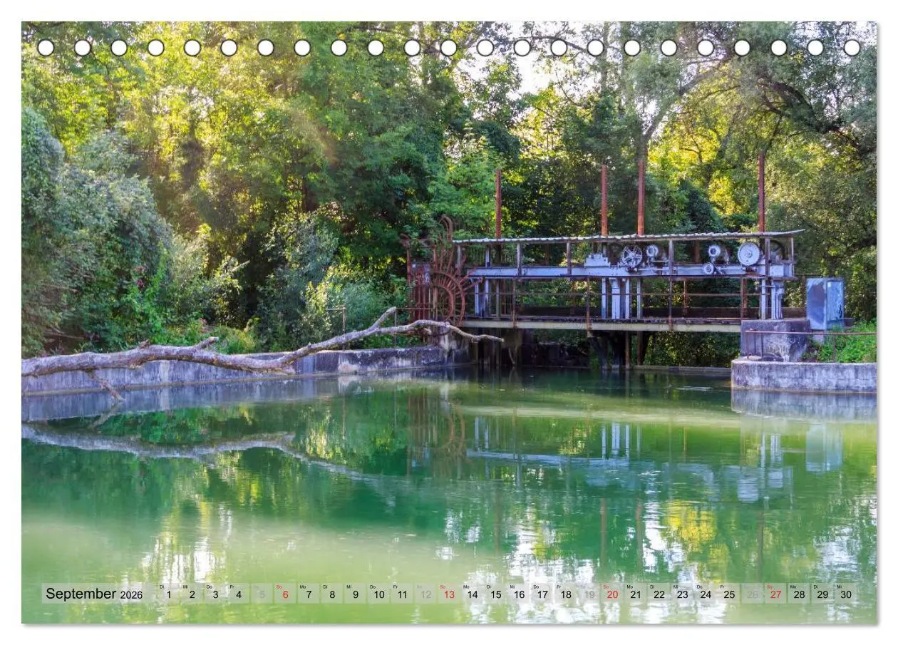 Bild: 9783516215700 | Augsburger Wasser (Tischkalender 2026 DIN A5 quer), CALVENDO...