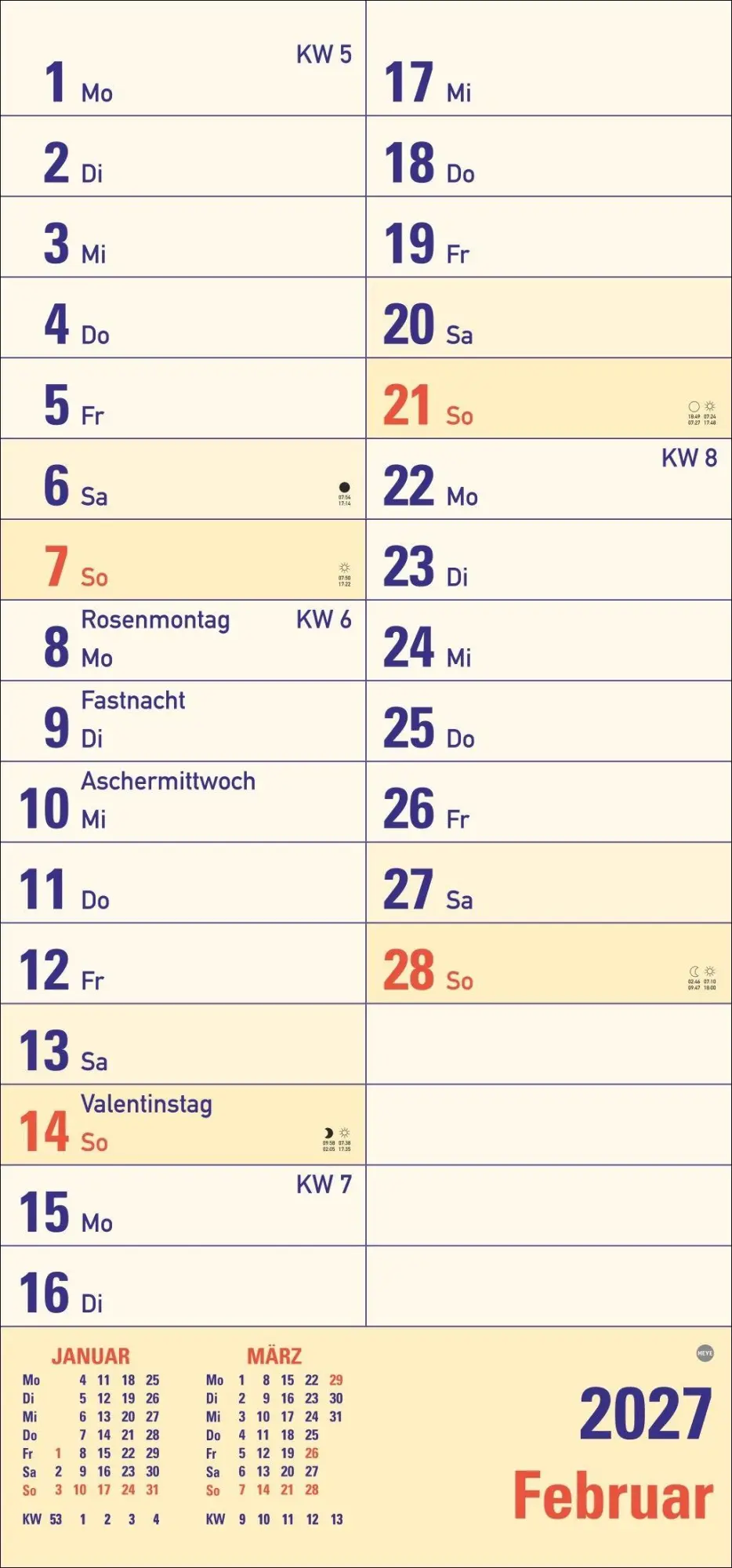 Bild: 9783756415700 | Großdruck Planer 2027 | Heye | Kalender | Bürokalender Heye | 14 S.