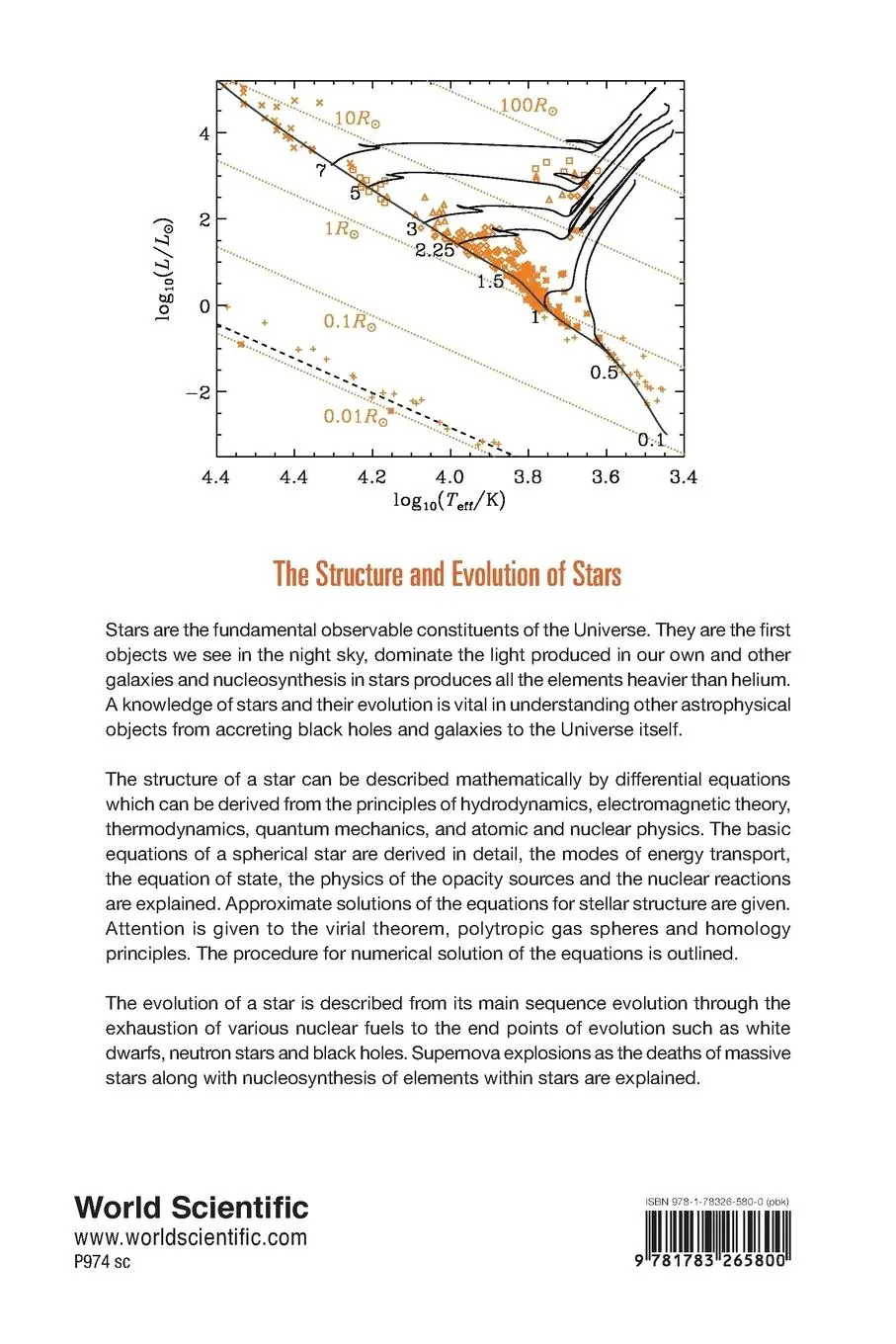 Rückseite: 9781783265800 | STRUCTURE AND EVOLUTION OF STARS, THE | Eldridge J J | Taschenbuch