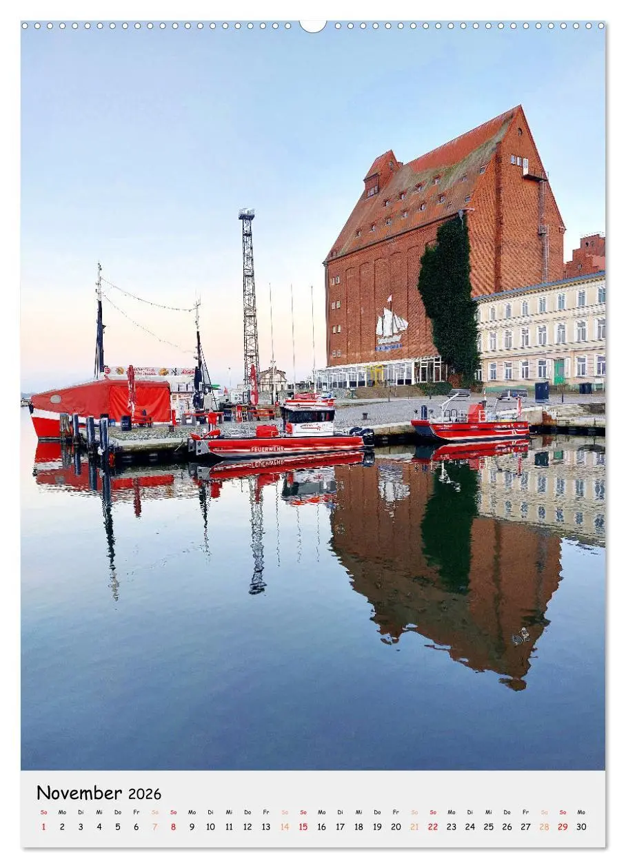 Bild: 9783457285800 | Stralsund - Altstadt und Hafen (hochwertiger Premium Wandkalender...
