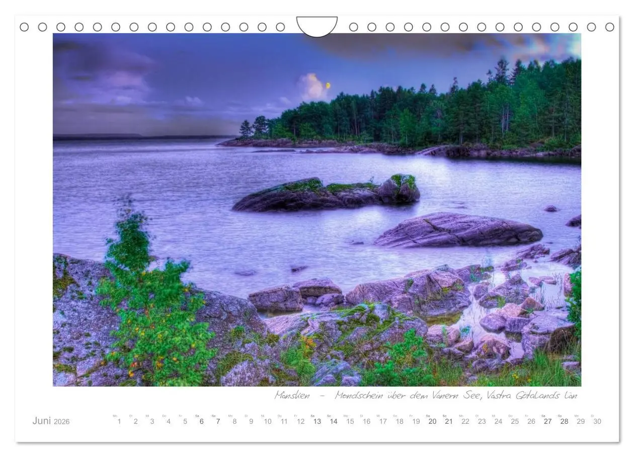 Bild: 9783516205800 | Sehnsucht Schweden - Sverige (Wandkalender 2026 DIN A4 quer),...