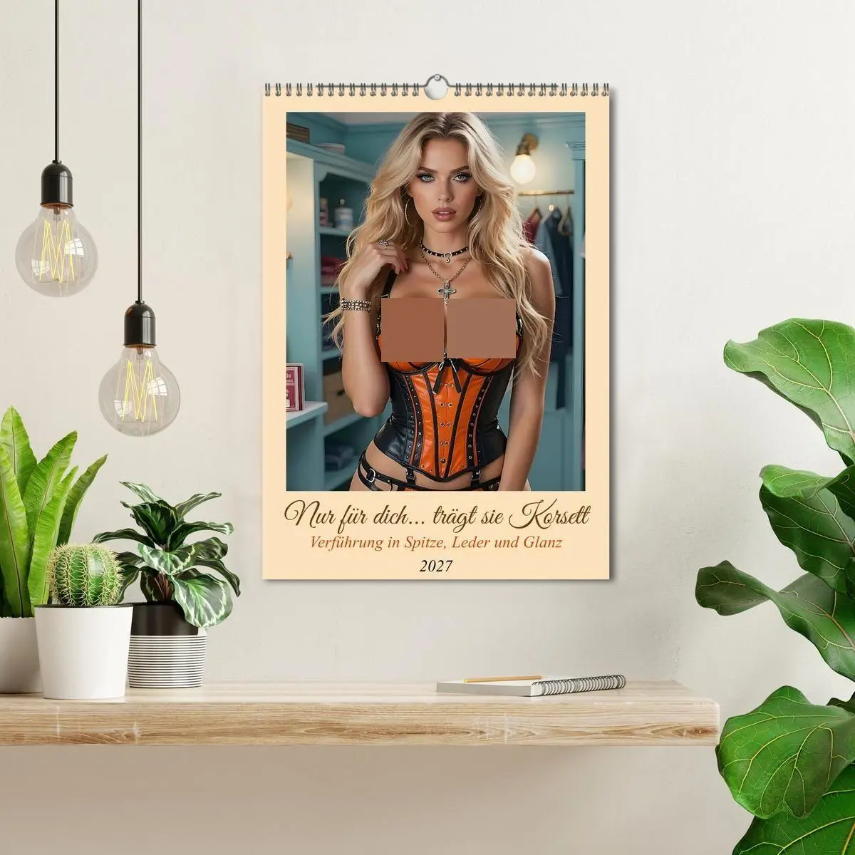 Bild: 9783516825800 | Nur für dich... trägt sie Korsett (Wandkalender 2027 DIN A3 hoch),...