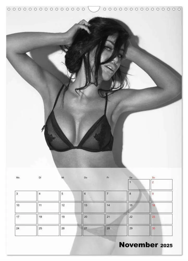 Bild: 9783457035900 | Knisternde Erotik in schwarz-weiß (Wandkalender 2025 DIN A3 hoch),...