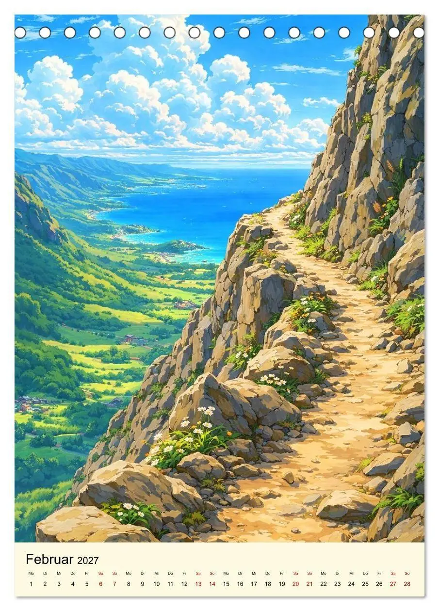 Bild: 9783594345900 | Stille Anime Sequenzen (Tischkalender 2027 DIN A5 hoch), CALVENDO...
