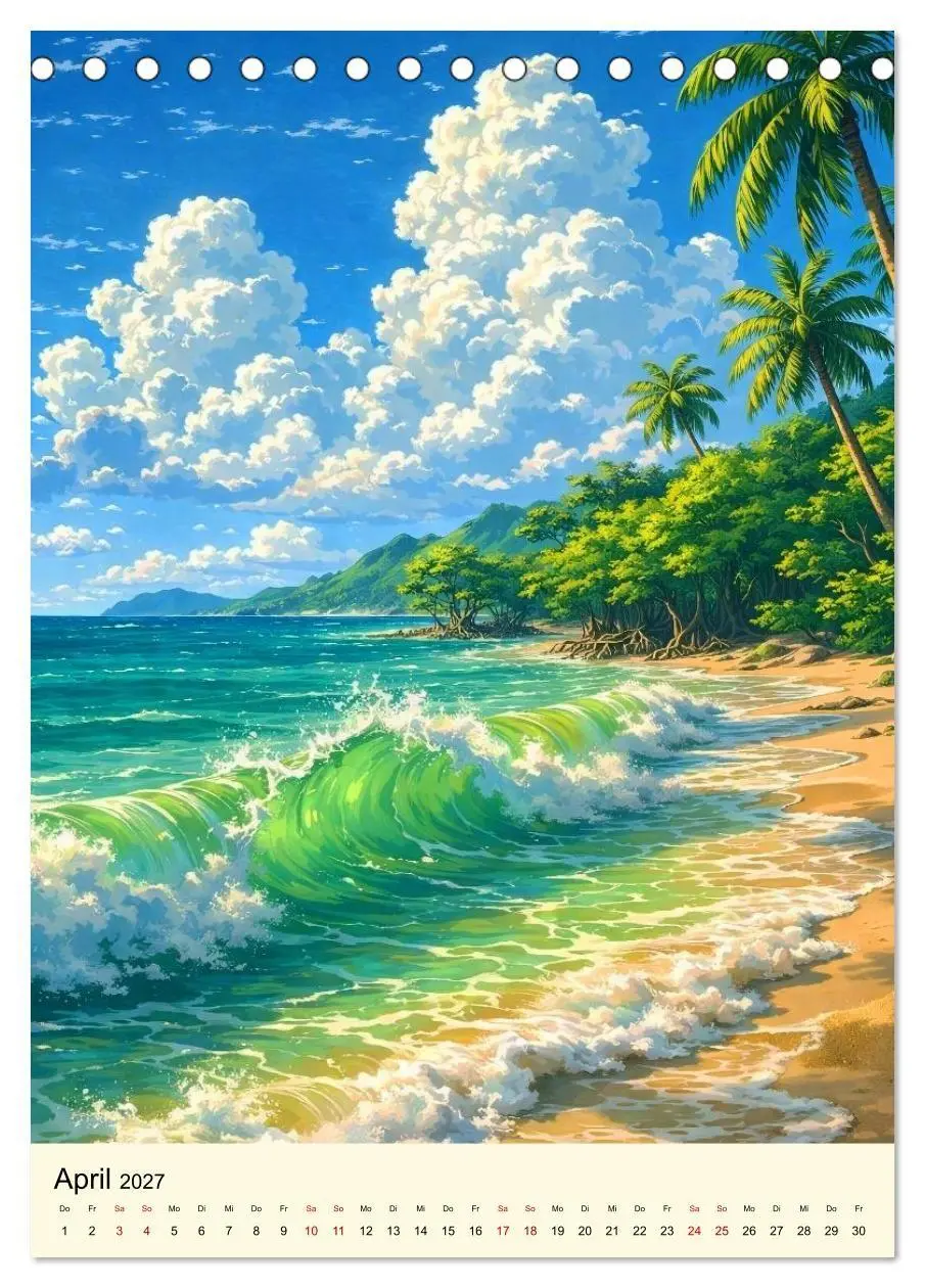 Bild: 9783594345900 | Stille Anime Sequenzen (Tischkalender 2027 DIN A5 hoch), CALVENDO...