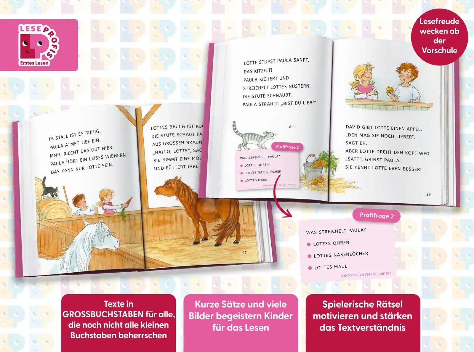 Bild: 9783737375900 | Leseprofis - GROSSBUCHSTABEN: EIN FOHLEN NAMENS SCHNUPPE, 1. Klasse