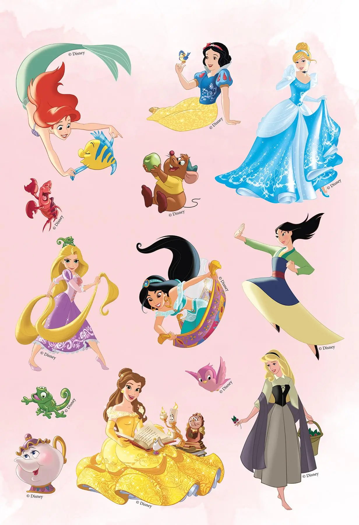 Bild: 9783833235900 | Disney Prinzessin: Märchenhafter Sticker- und Malspaß | Panini | Buch