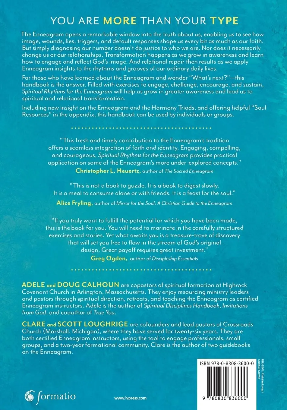 Rückseite: 9780830836000 | Spiritual Rhythms for the Enneagram | Adele Ahlberg Calhoun (u. a.)