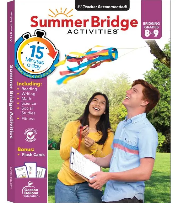 Cover: 9781483866000 | Summer Bridge Activities Grades 8 to 9 | Summer Bridge Activities