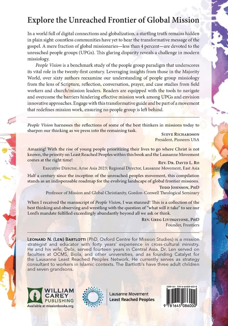 Rückseite: 9781645086000 | People Vision | Reimagining Mission to Least Reached Peoples | Buch