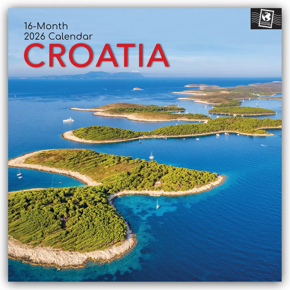 Cover: 9781836226000 | Croatia - Kroatien 2026- 16-Monatskalender | Ltd | Kalender | 14 S.
