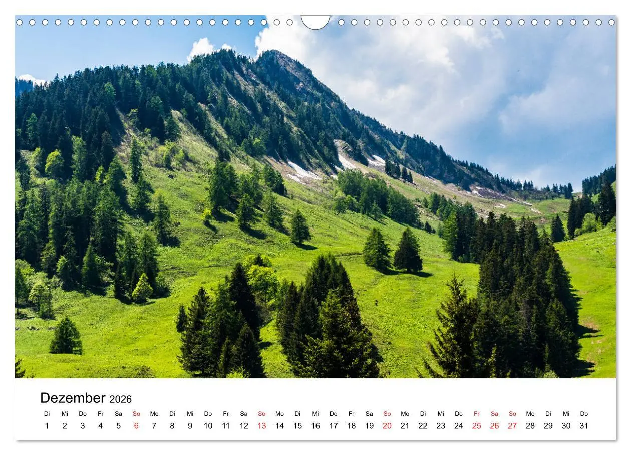 Bild: 9783457786000 | Gesichter der Schweiz - Walliser Weiden (Wandkalender 2026 DIN A3...