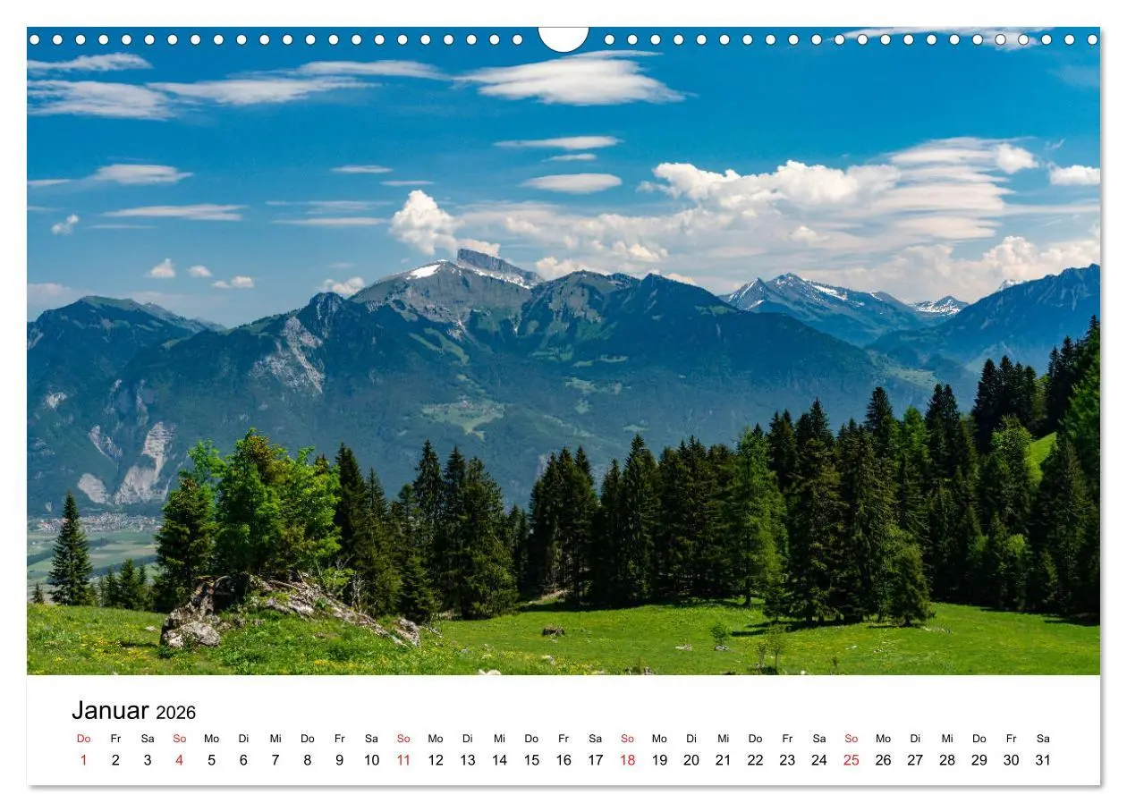 Bild: 9783457786000 | Gesichter der Schweiz - Walliser Weiden (Wandkalender 2026 DIN A3...