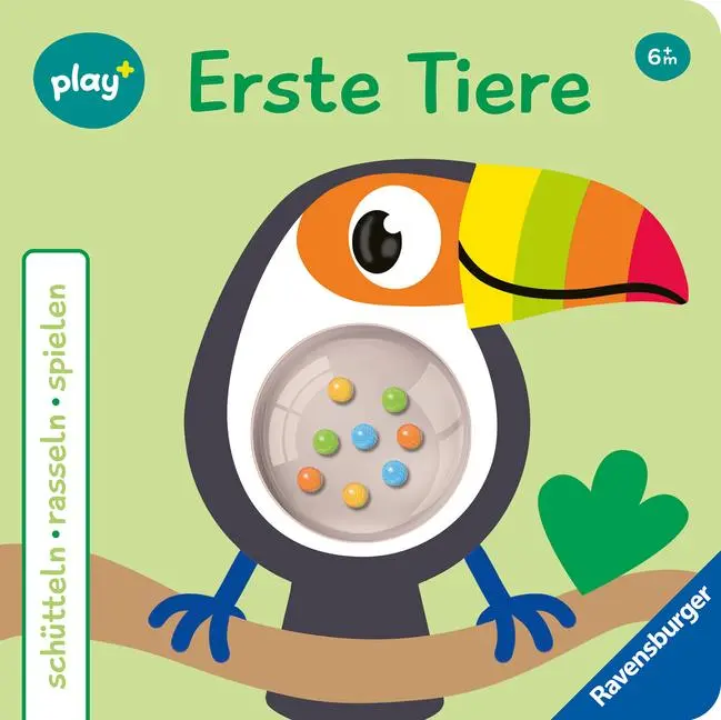 Cover: 9783473456000 | Play+ Schütteln, rasseln, spielen Erste Tiere - ab 6 Monate | Höck