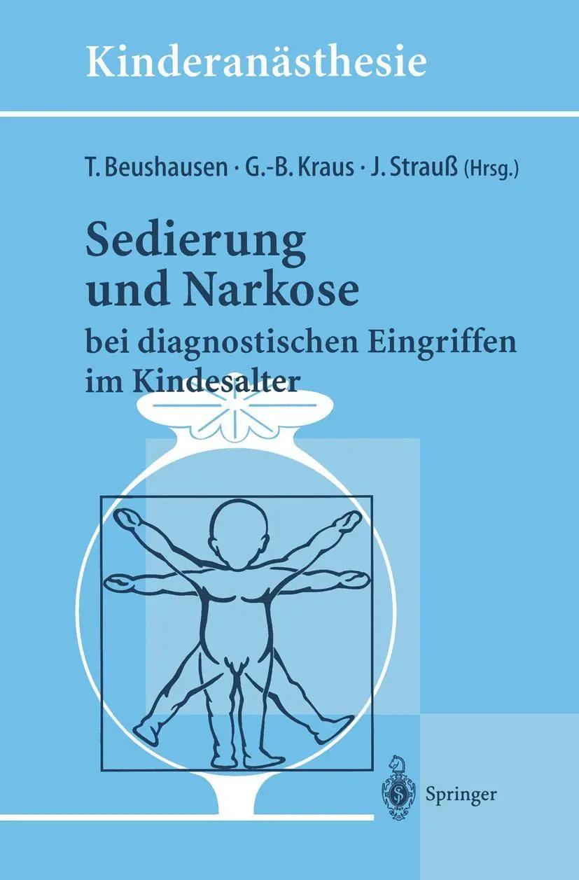 Cover: 9783540606000 | Sedierung und Narkose | bei diagnostischen Eingriffen im Kindesalter