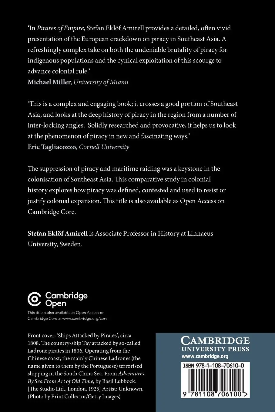 Rückseite: 9781108706100 | Pirates of Empire | Stefan Eklöf Amirell | Taschenbuch | Englisch