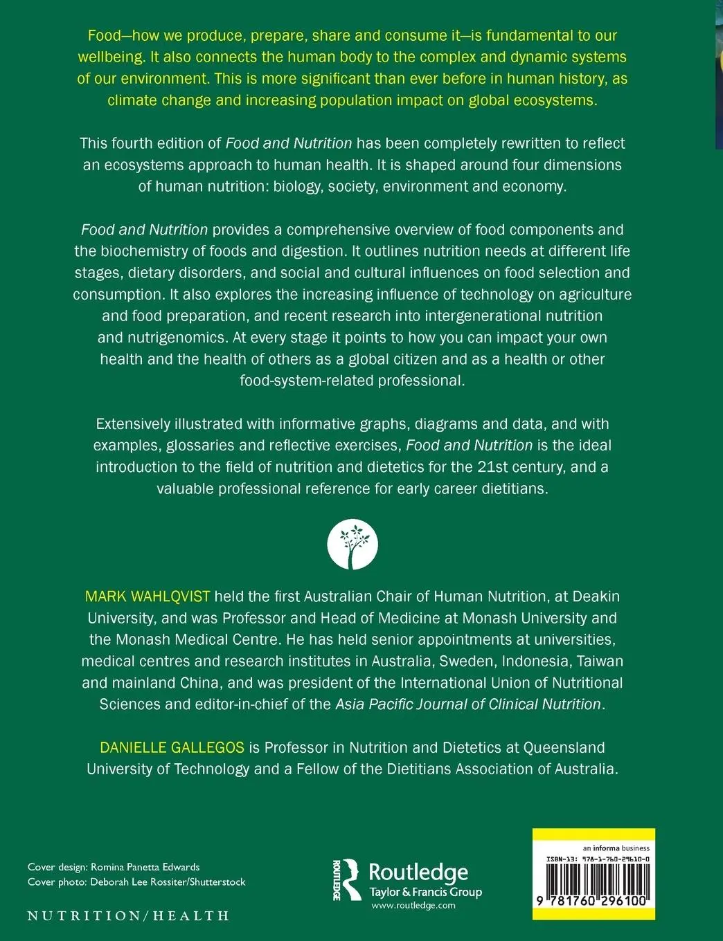 Rückseite: 9781760296100 | Food and Nutrition | Sustainable food and health systems | Taschenbuch