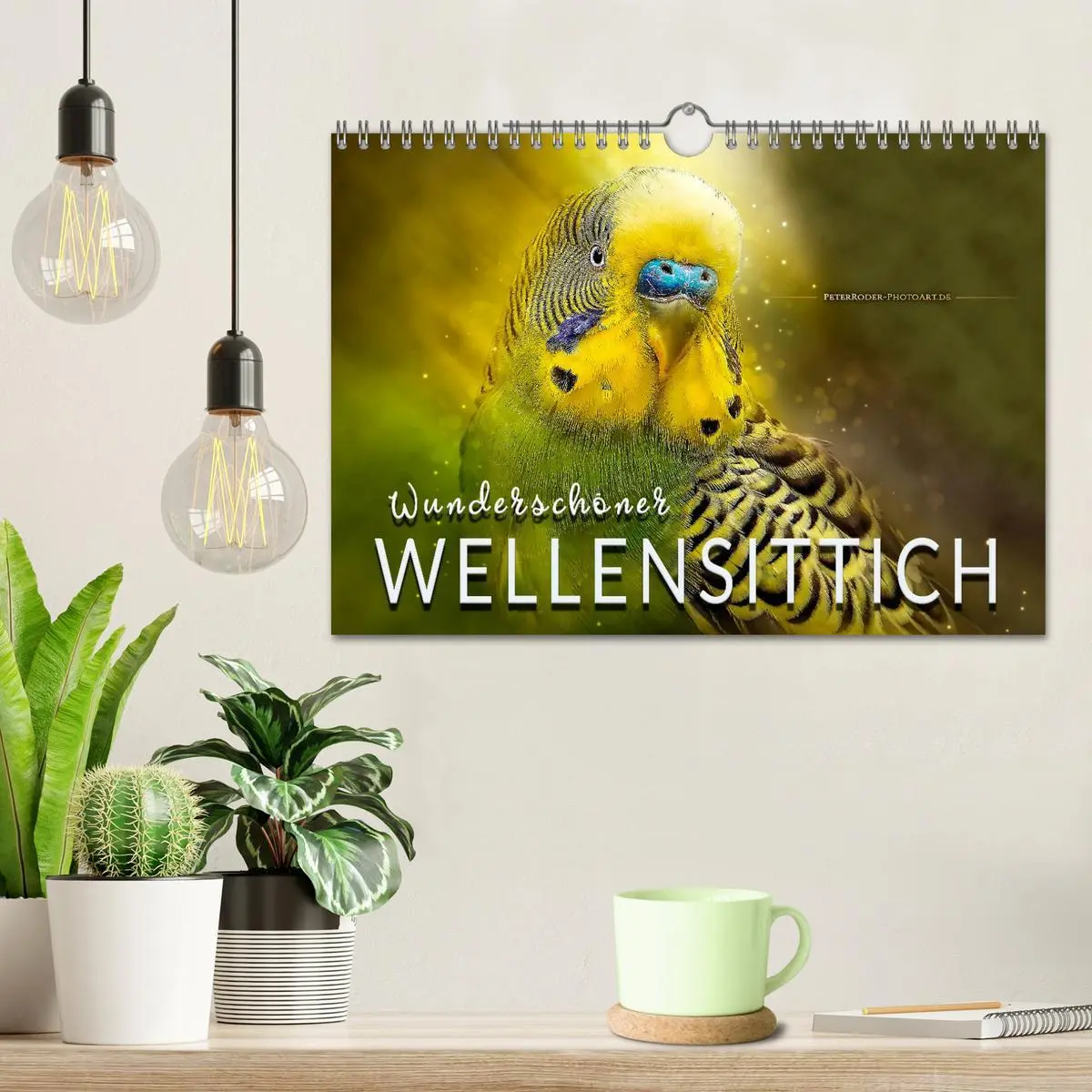 Bild: 9783457846100 | Wunderschöner Wellensittich (Wandkalender 2026 DIN A4 quer),...