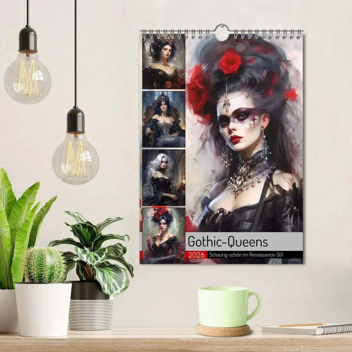 Bild: 9783516316100 | Gothic-Queens. Schaurig-schön im Renaissance-Stil (Wandkalender...