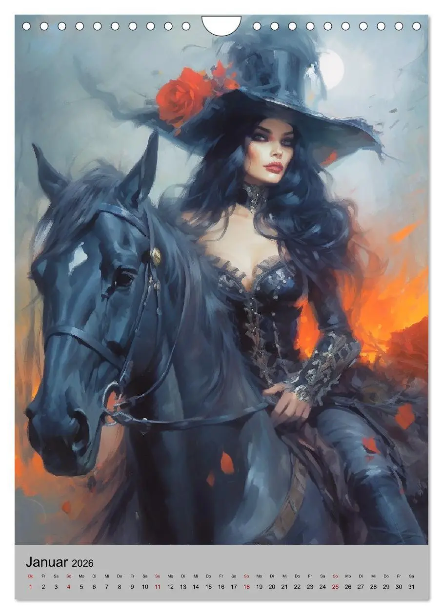 Bild: 9783516316100 | Gothic-Queens. Schaurig-schön im Renaissance-Stil (Wandkalender...