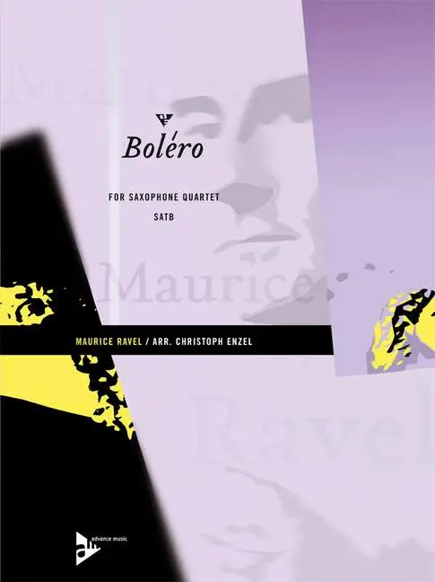 Cover: 9783892216100 | Ravel, M: Boléro | 4 Saxophone (SATBar). Partitur und Stimmen. | Ravel
