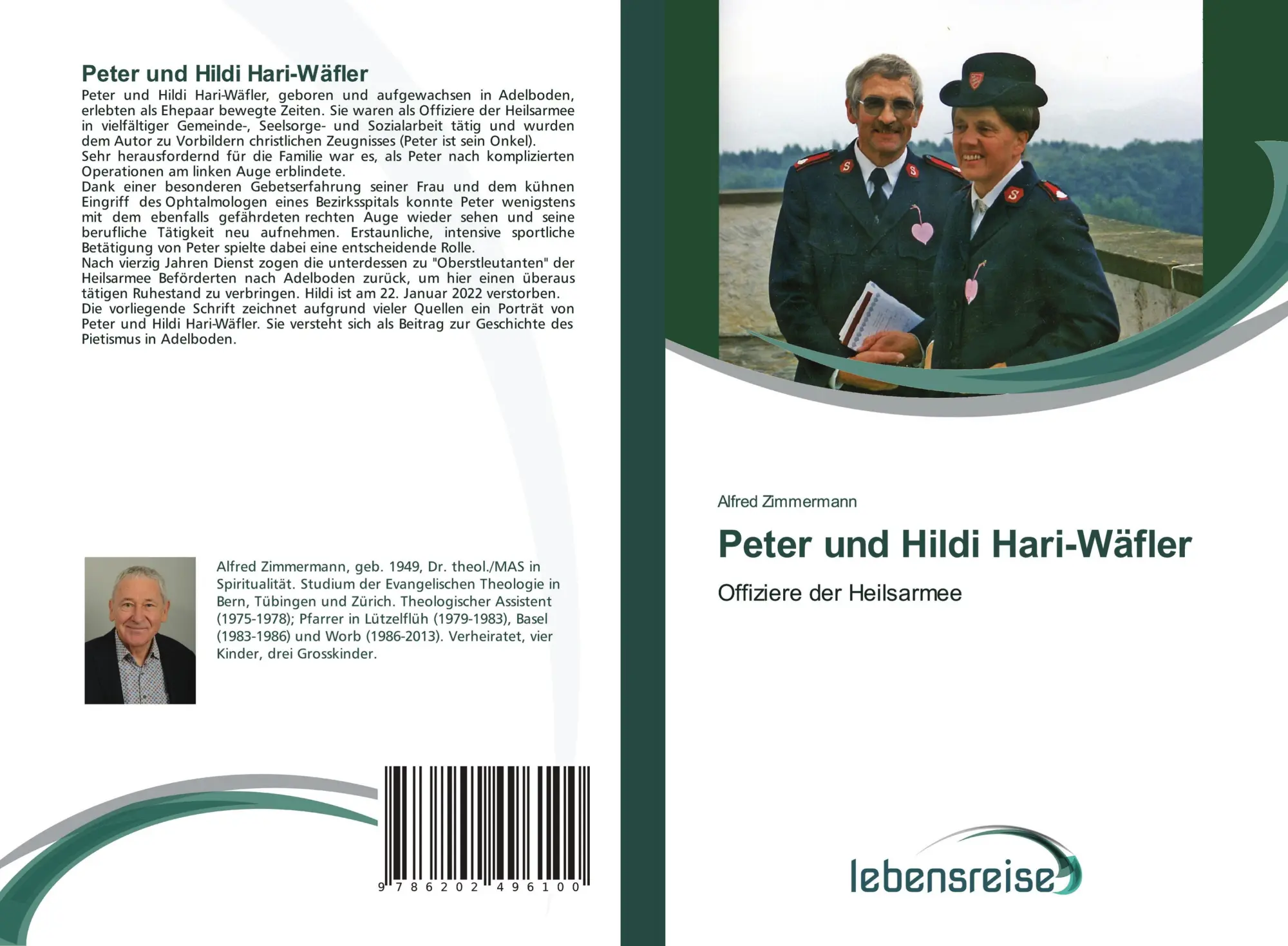 Cover: 9786202496100 | Peter und Hildi Hari-Wäfler | Offiziere der Heilsarmee | Zimmermann