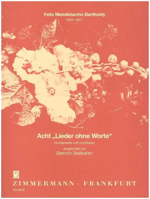 Cover: 9790010306100 | Acht Lieder ohne Worte | Felix Mendelssohn Bartholdy | Buch | Deutsch