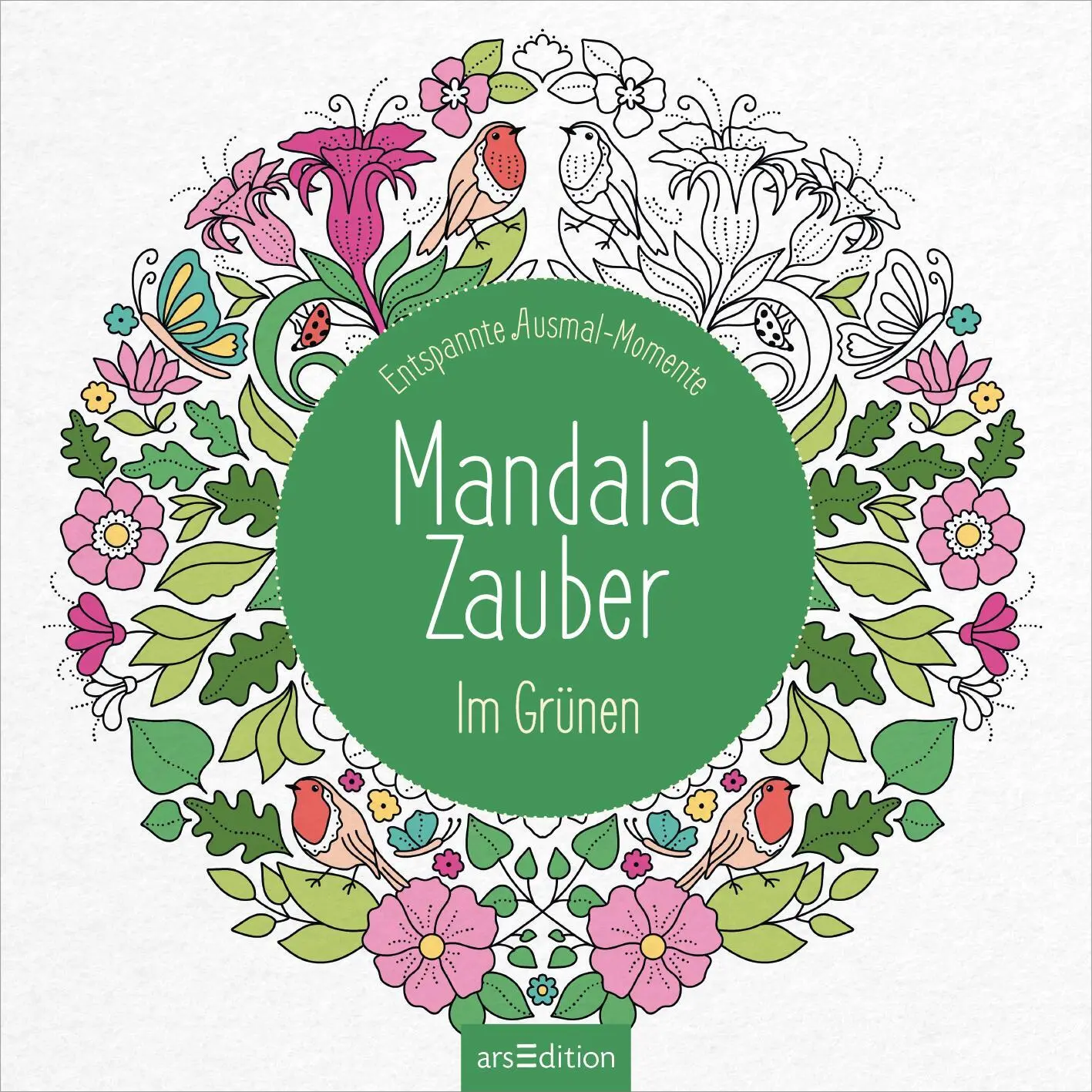 Bild: 4014489136200 | Mandala-Zauber - Im Grünen | Entspannte Ausmal-Momente | Enders | Buch