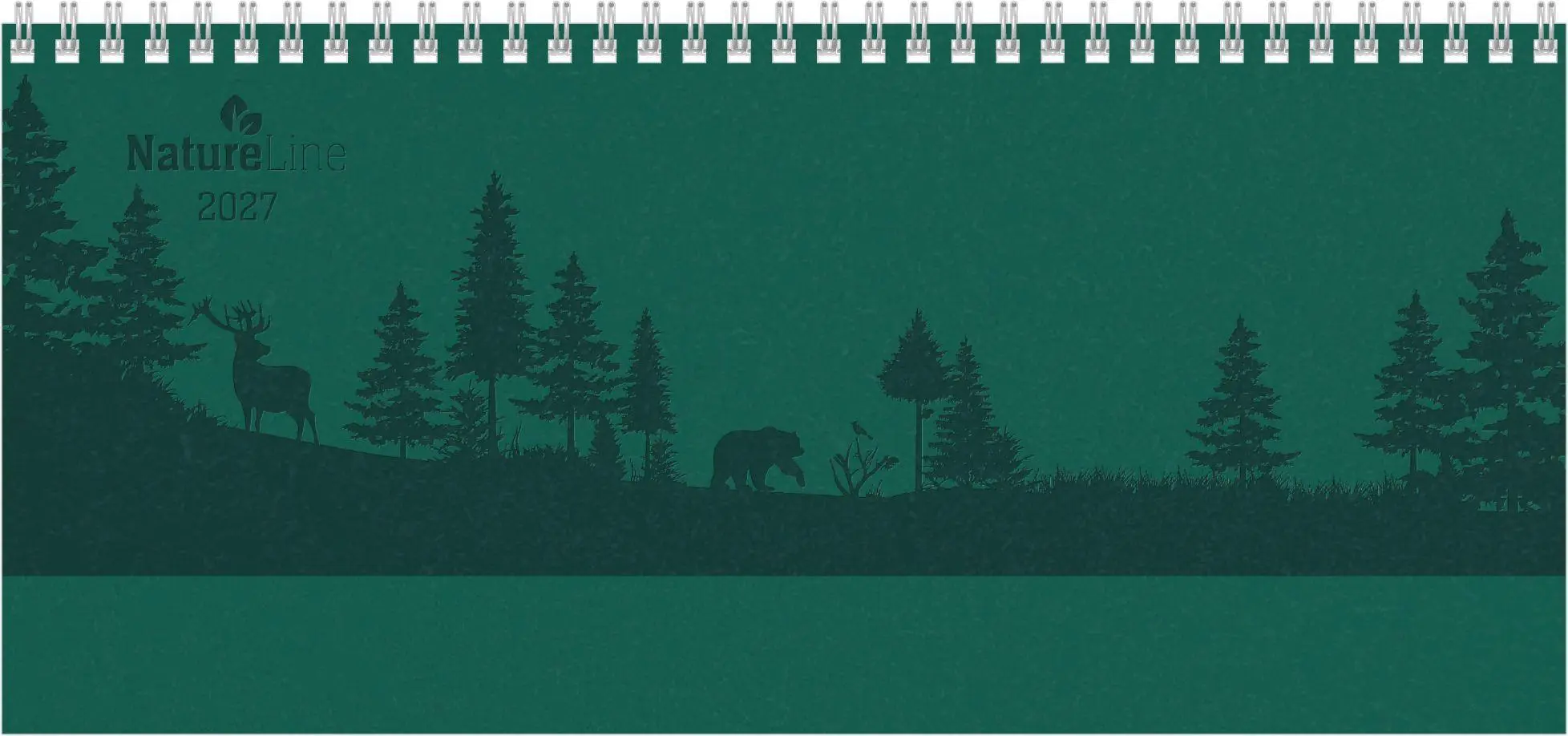 Cover: 4069095016200 | Tisch-Querkalender Forest 2027 | Neumann Verlage GmbH &amp; Co KG | 128 S.