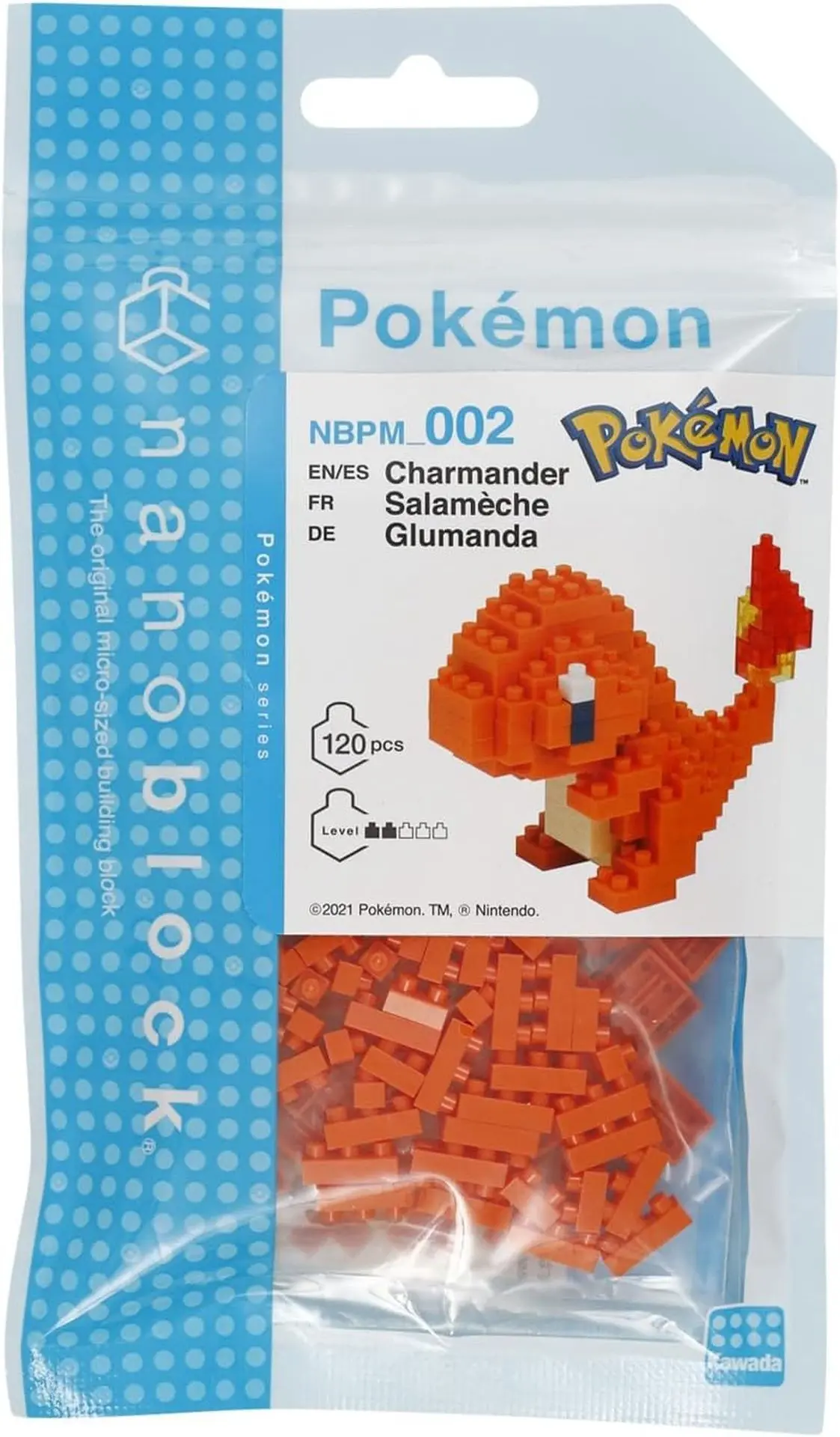 Cover: 4972825146200 | Nanoblock - Pokemon - Salamèche - 120 Teile | Bandai