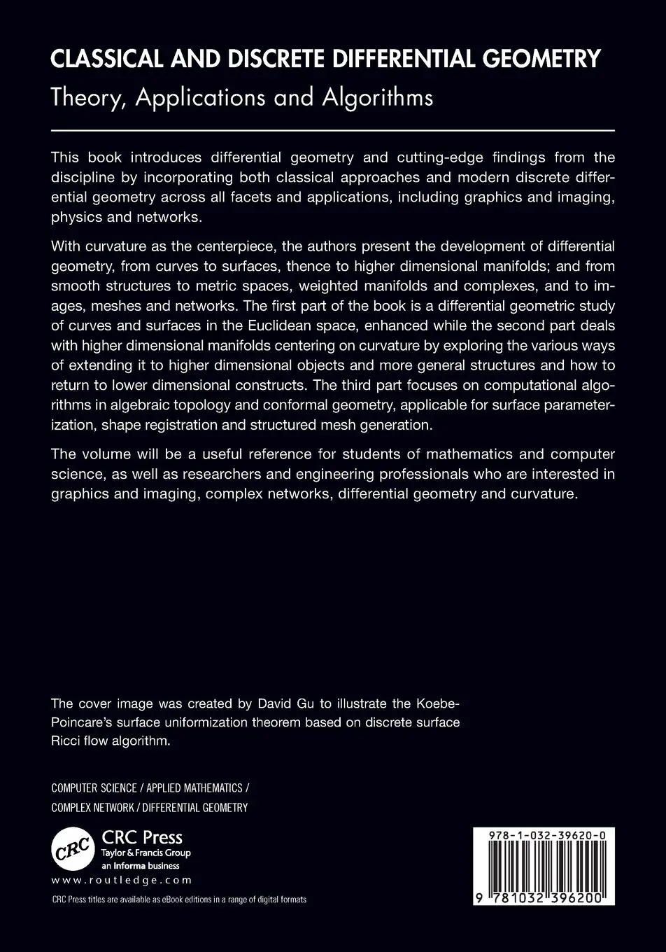 Rückseite: 9781032396200 | Classical and Discrete Differential Geometry | Gu (u. a.) | Buch