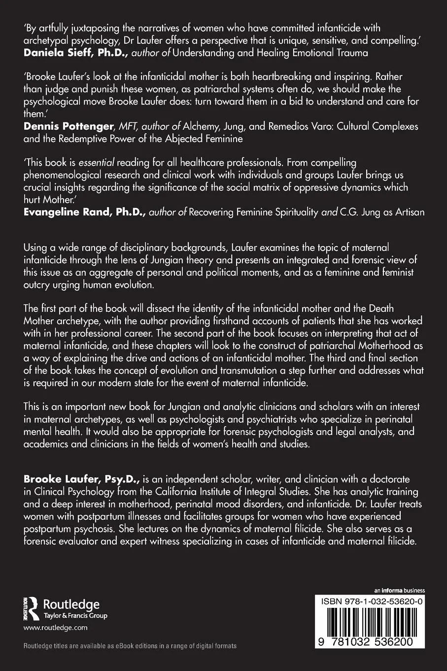 Rückseite: 9781032536200 | Uncovering the Act of Maternal Infanticide from a Psychological,...