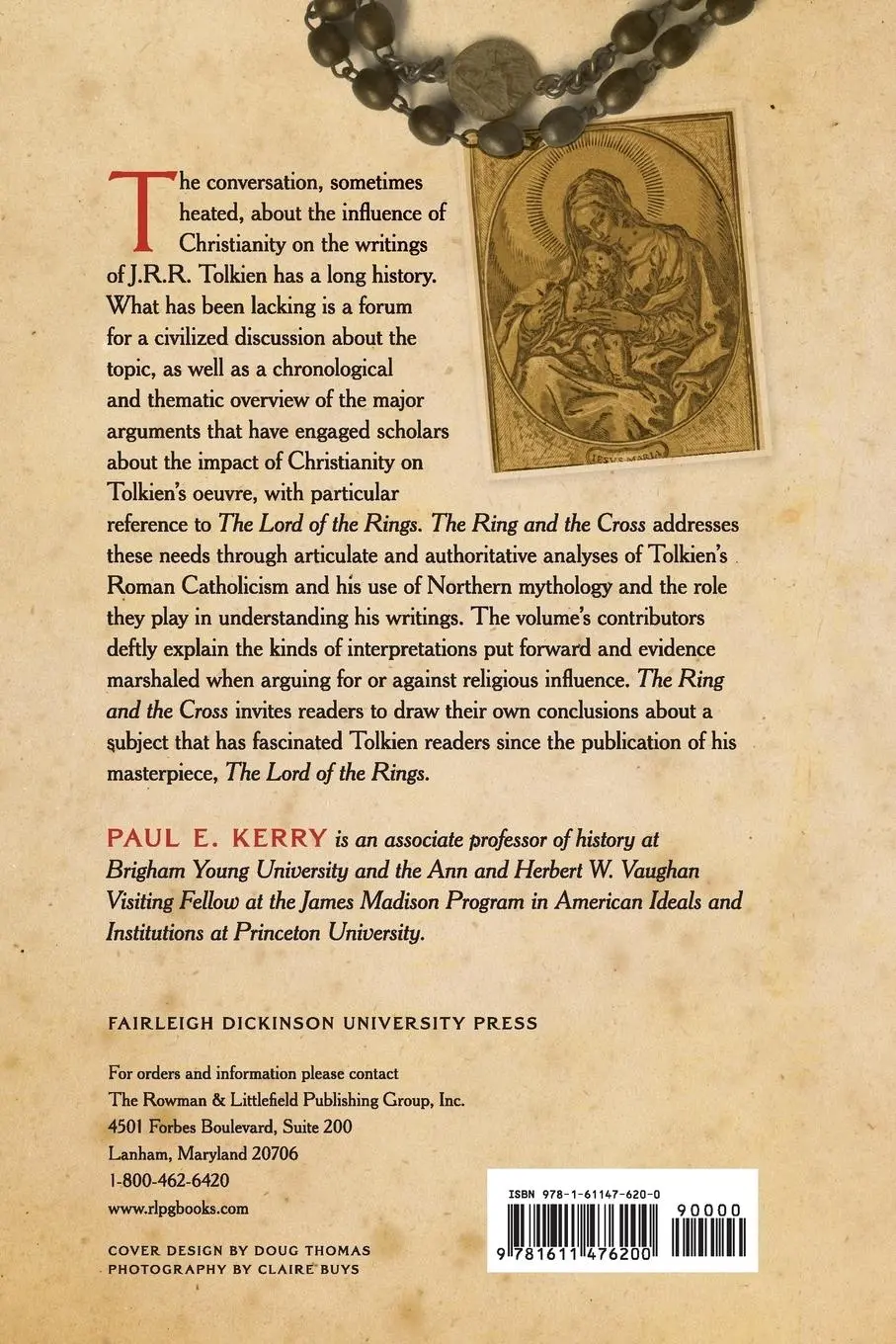 Rückseite: 9781611476200 | The Ring and the Cross | Christianity and the Lord of the Rings | Buch