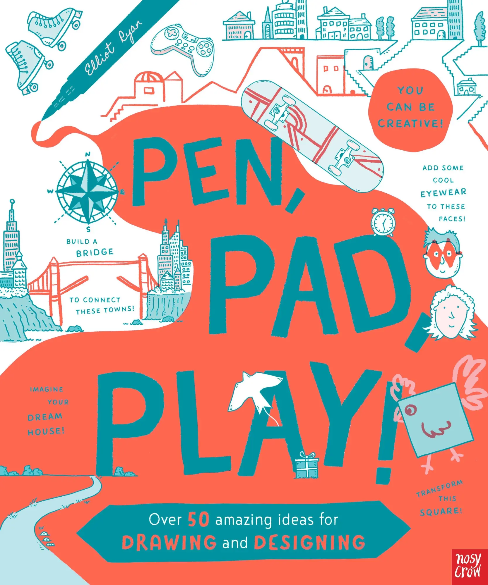 Cover: 9781805136200 | Pen, Pad, Play! | Over 50 Amazing Ideas for Drawing and Designing