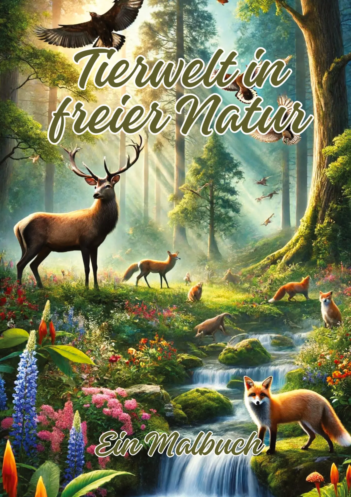 Cover: 9783384266200 | Tierwelt in freier Natur | Ein Malbuch | Ela Artjoy | Taschenbuch