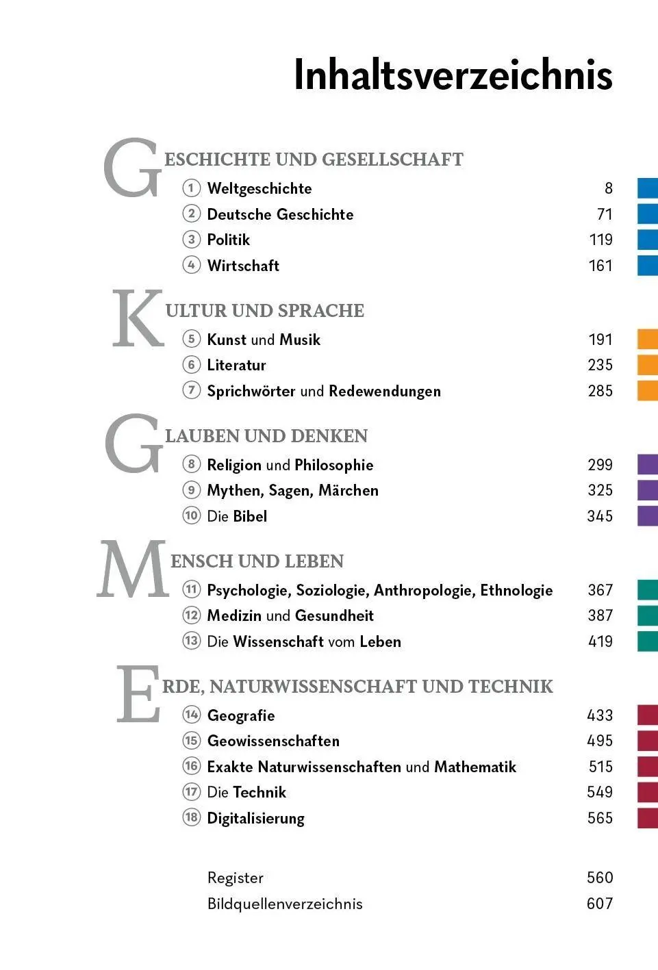 Bild: 9783411056200 | Das große Buch der Allgemeinbildung. Grundwissen von A bis Z....