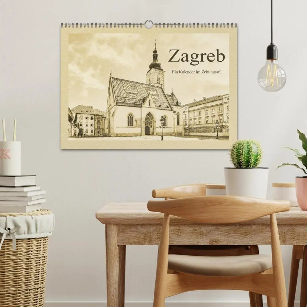 Bild: 9783435366200 | Zagreb - Ein Kalender im Zeitungsstil (Wandkalender 2025 DIN A3...