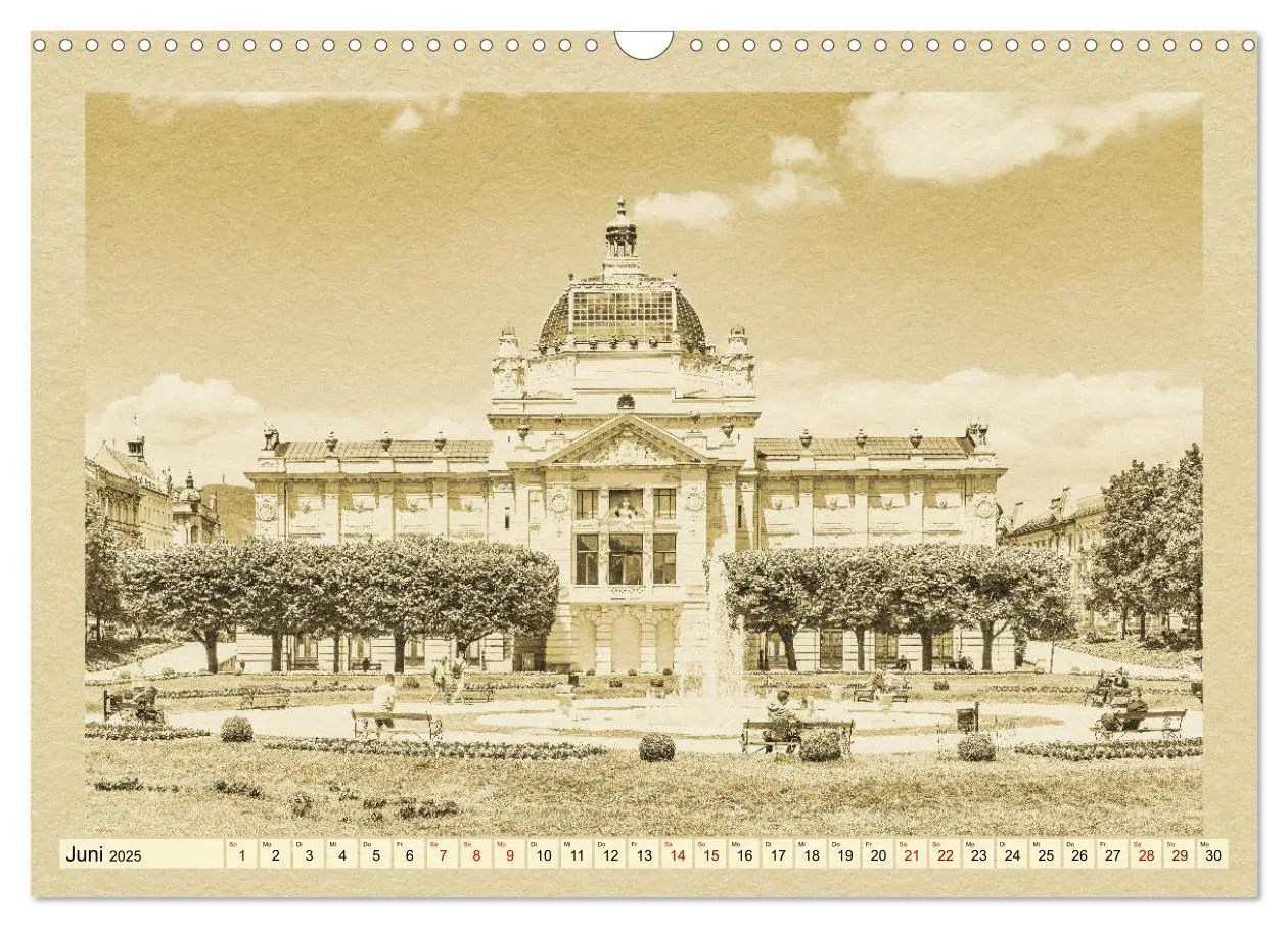 Bild: 9783435366200 | Zagreb - Ein Kalender im Zeitungsstil (Wandkalender 2025 DIN A3...