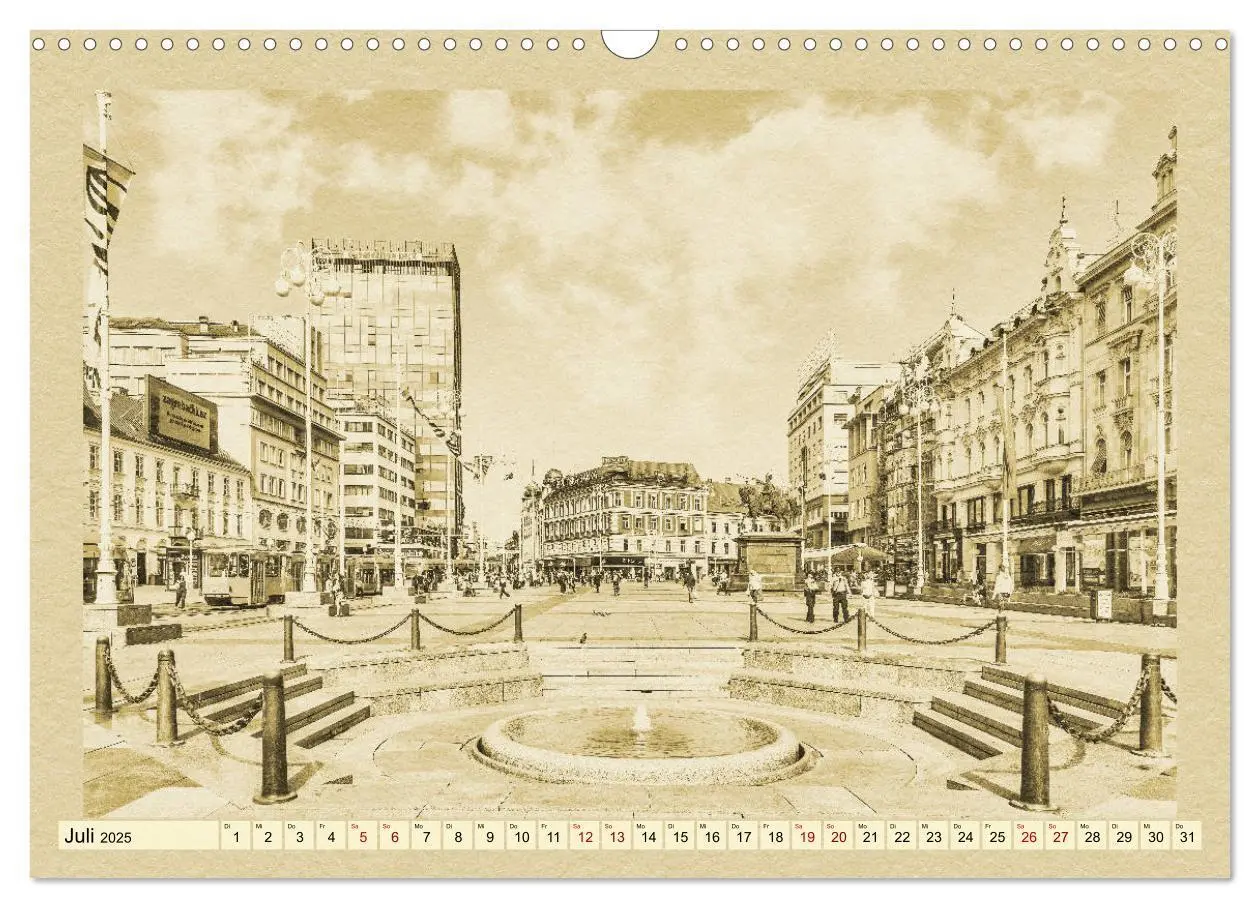 Bild: 9783435366200 | Zagreb - Ein Kalender im Zeitungsstil (Wandkalender 2025 DIN A3...